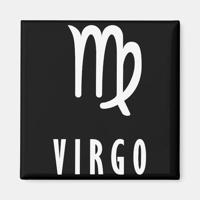 Virgo zodiac magnet (Front)