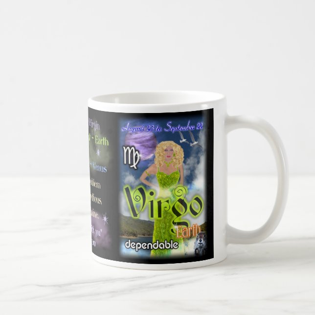 Virgo Zodiac mug (Right)