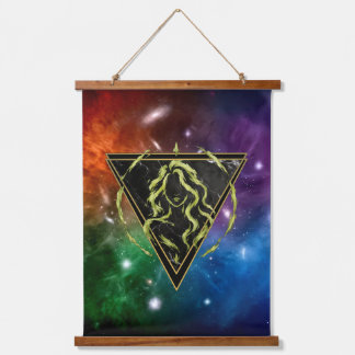 Virgo Zodiac Nebula Background Astrology Gift Hanging Tapestry