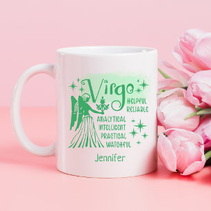 Virgo Zodiac Personalised Traits Horoscope    Coffee Mug