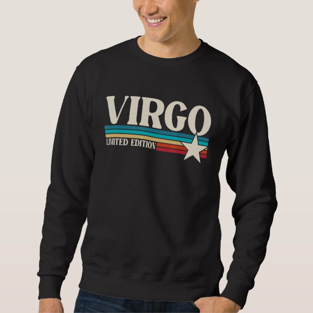 Virgo Zodiac Sign 2 Sweatshirt (Front)