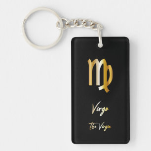 Virgo Zodiac Sign Acrylic Keychain