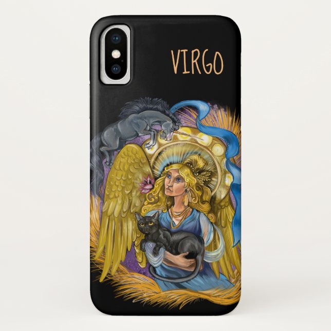 Virgo Zodiac Sign Case-Mate iPhone Case (Back)