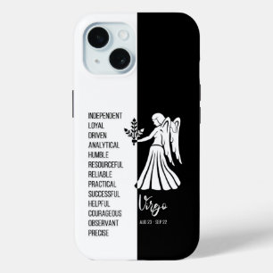 Virgo Zodiac Sign iPhone 15 Case
