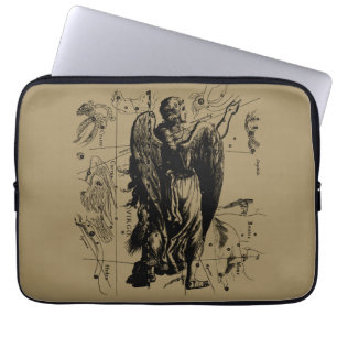 Virgo Zodiac Sign Constellation Hevelius 1690 Laptop Sleeve
