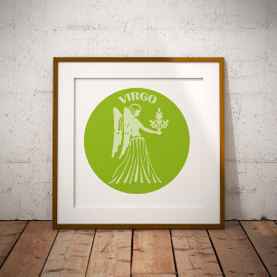 Virgo, Zodiac Sign, Horoscope, Astrology Poster