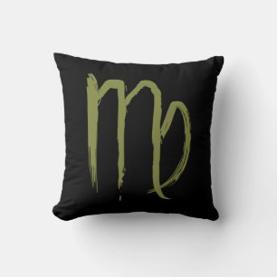 VIRGO Zodiac Sign July August Birthday Astrology Cushion