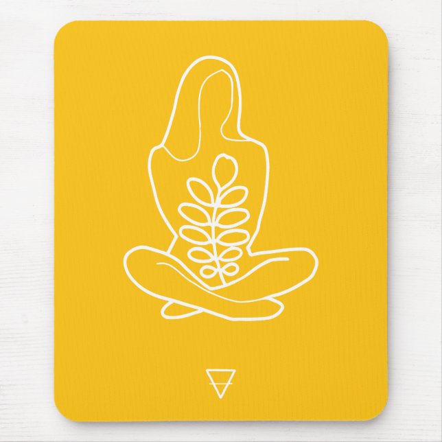Virgo Zodiac Sign -  Mouse Pad (Front)