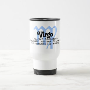 Virgo Zodiac Sign Traits Best Sister Travel Mug