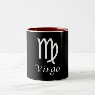 ‘Virgo’ Zodiac Sign Two-Tone Coffee Mug