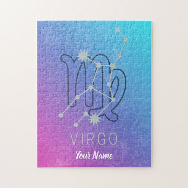 Virgo Zodiac Star Sign Horoscope Constellation Jigsaw Puzzle (Vertical)