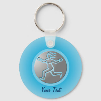 Virgo Zodiac Star Sign Premium Silver Key Ring