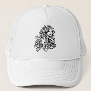 Virgo Zodiac Symbol and Sign Trucker Hat