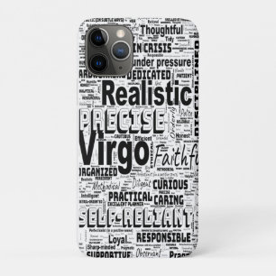 Virgo Zodiac Word Cloud Inspiration  iPhone 11 Pro Case