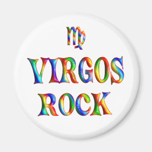 Virgos Rock Magnet