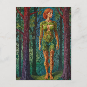 “Viridra’s Portrait” -  Veins of the Canopy    Postcard