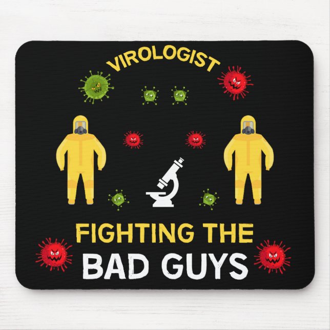 Virologist | Microbiologist - Covid Microbiologist Mouse Pad (Front)