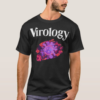 Virology science purple viruses T-Shirt