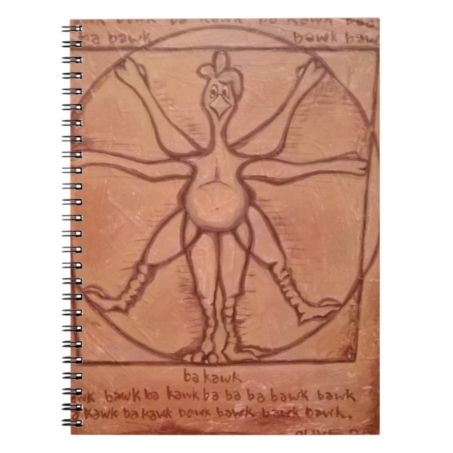 Virtruvian bird 2 notebook (Front)
