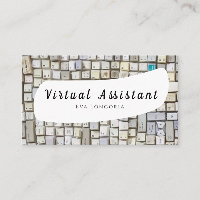Virtual Assistant Business Card (Front)