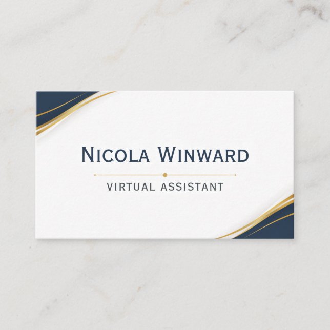 Virtual Assistant Business Card (Front)