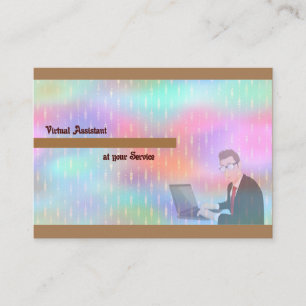 Virtual Assistant Business Card Design