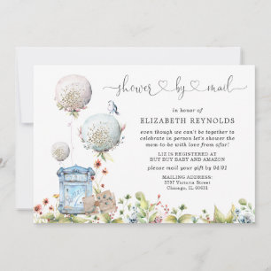 Virtual Baby Shower by Mail Invitation