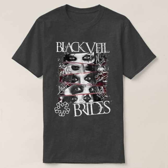 Virtual Blacks Veils Art Birds Band Music Legend 8 T-Shirt (Design Front)
