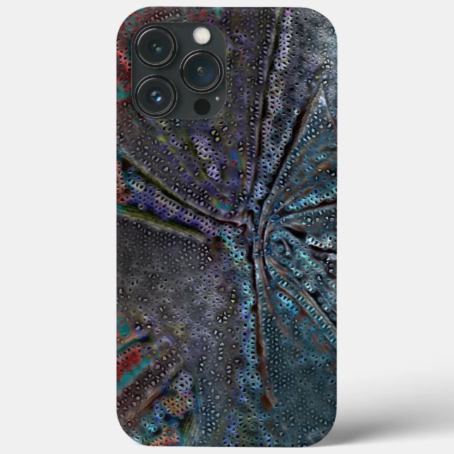 Virtual blue mould and rust on holey crooked mosai Case-Mate iPhone case (Back)