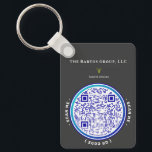 Virtual Business Card Keychain (QR code   NFC tag)<br><div class="desc">Never worry about forgetting your business cards again!!!! Customise this keychain which serves as your own virtual business/personal contact card so you can network wherever you are. Place your QR code on one side, and use the placement guides to stick an NFC tag (not included) on the other so you...</div>