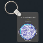 Virtual Business Card Keychain (QR code   NFC tag)<br><div class="desc">Never worry about forgetting your business cards again!!!! Customise this keychain which serves as your own virtual business/personal contact card so you can network wherever you are. Place your QR code on one side, and use the placement guides to stick an NFC tag (not included) on the other so you...</div>