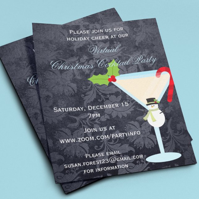 Virtual Christmas Cocktail Party Martini Budget (Creator Uploaded)