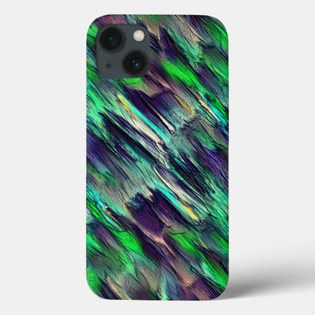 Virtual colorful stalactite or layers destroyed Case-Mate iPhone case (Back)