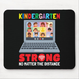 Virtual Kindergarten Fun 100 Days of School Teache Mouse Pad