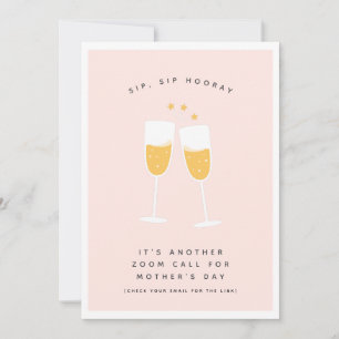 Virtual Lockdown Pandemic Funny Happy Mother's Day Holiday Card