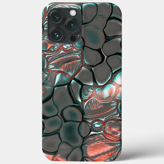 Virtual melting matte grey stones into copper      Case-Mate iPhone case (Back)