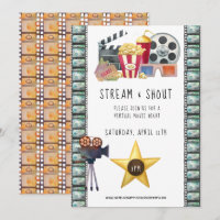 Virtual Movie Night Invitation