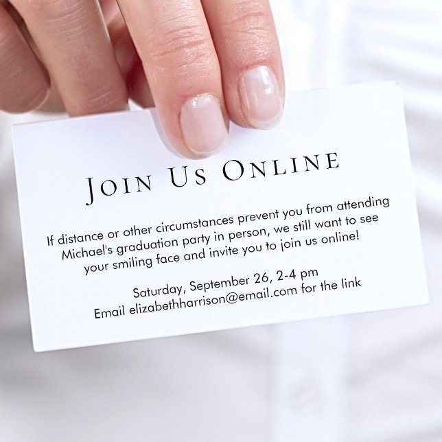 Virtual Online Graduation Enclosure Card (Creator Uploaded)