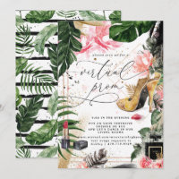 Virtual Prom Party | Glamourous Summer Greenery