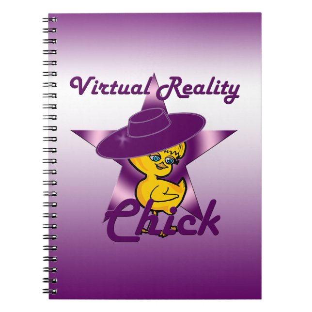 Virtual Reality Chick #9 Notebook (Front)