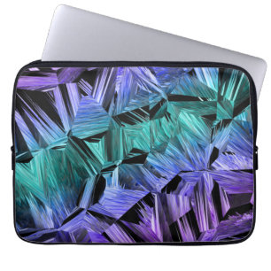 virtual reality, dark crystal gradient : laptop sleeve