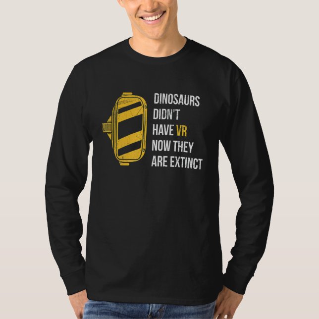 Virtual Reality Gamer For A Vr Developer T-Shirt (Front)