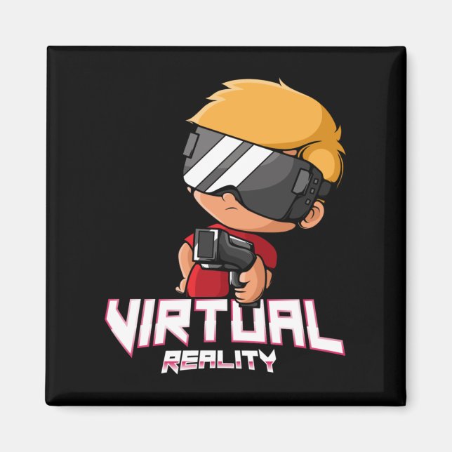 Virtual reality gamer magnet (Front)