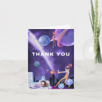 Virtual Reality | Gaming Birthday Thank You Card