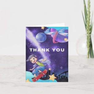 Virtual Reality   Gaming Birthday Thank You Card