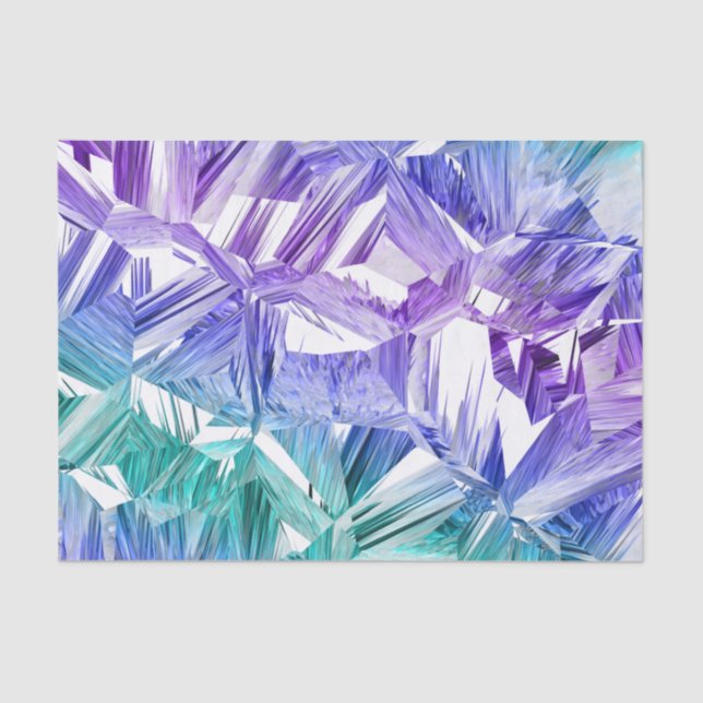 virtual reality inverted, pale crystal gradient : tissue paper (Front)