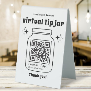 Virtual Tip Jar with QR Code