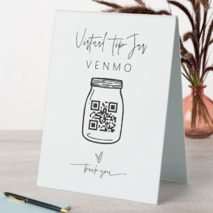 Virtual Tips Sign Cash Business Donate Tent
