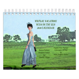 Virtual Vacations: Veda in the USA, 2024 Calendar