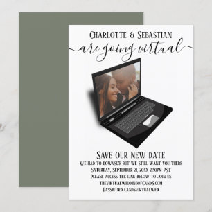 Virtual Wedding Save The Date Photo